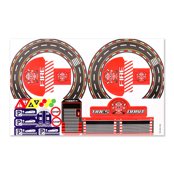 Парковка 660-A92 "Пожарная станция" в коробке