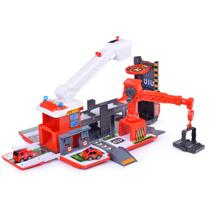 Игровой набор HS8008B "Пожарная техника" в коробке