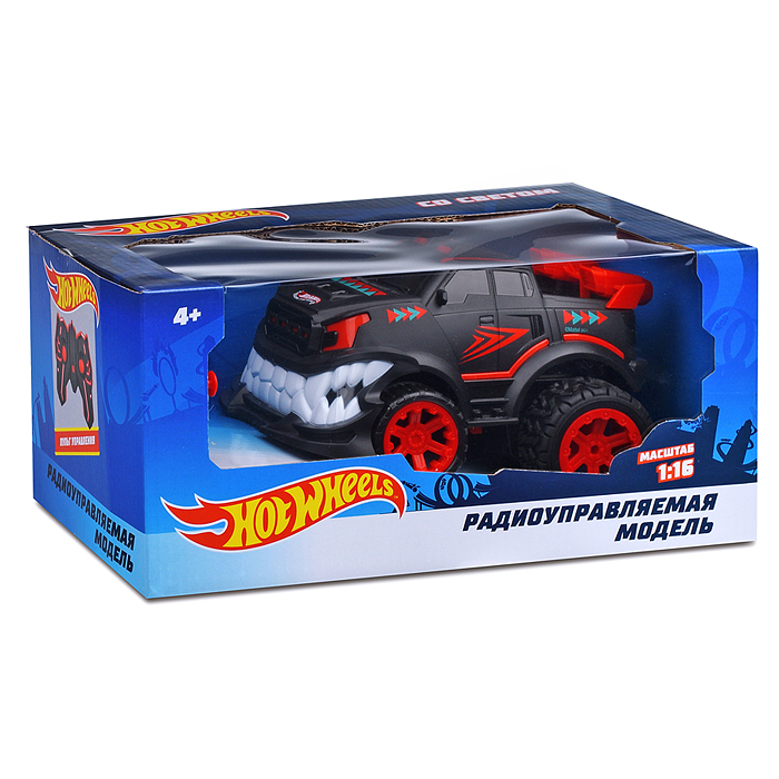 Фото к товару Внедорожник на р/у Hot Wheels свет, движение вперед/назад/влево/вправо, АКБ Внедорожник на р/у Hot Wheels свет, движение вперед/назад/влево/вправо, АКБ