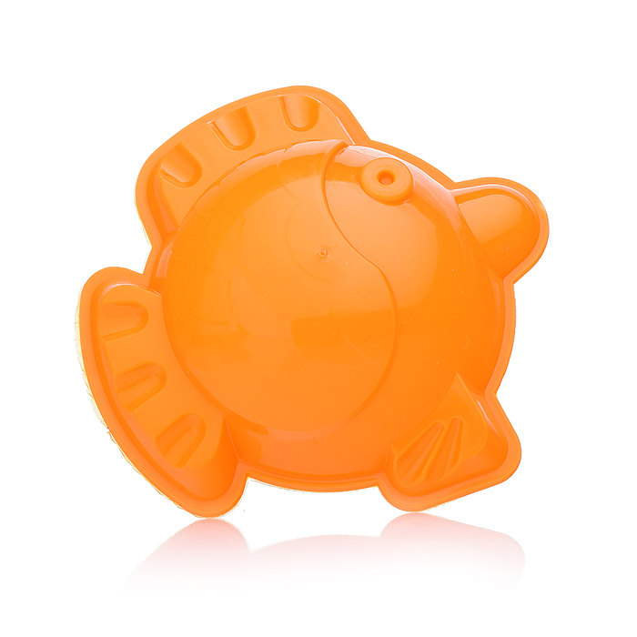 Набор песочный, 2 формочки и совочек, 19 см., в сетке 