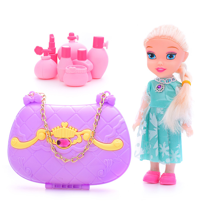 Кукла 268F с аксессуарами, в пакете 
