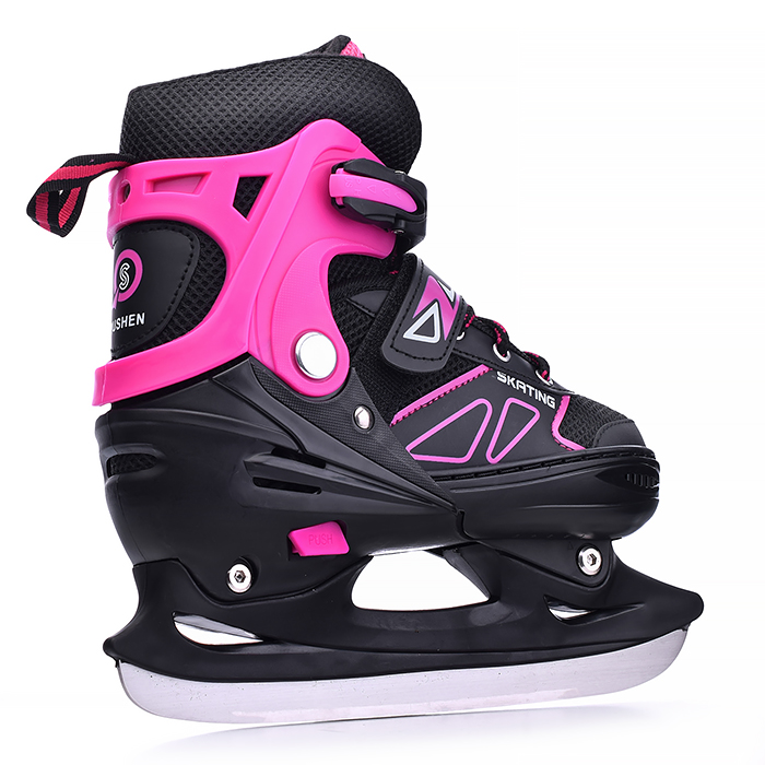 Коньки детские 00-1372, размер M, розовый