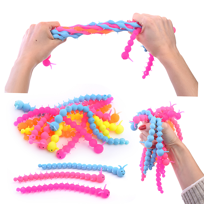 Фото к товару Игрушка-антистресс 00-1523 "Многоножка яркая" Игрушка-антистресс 00-1523 "Многоножка яркая"