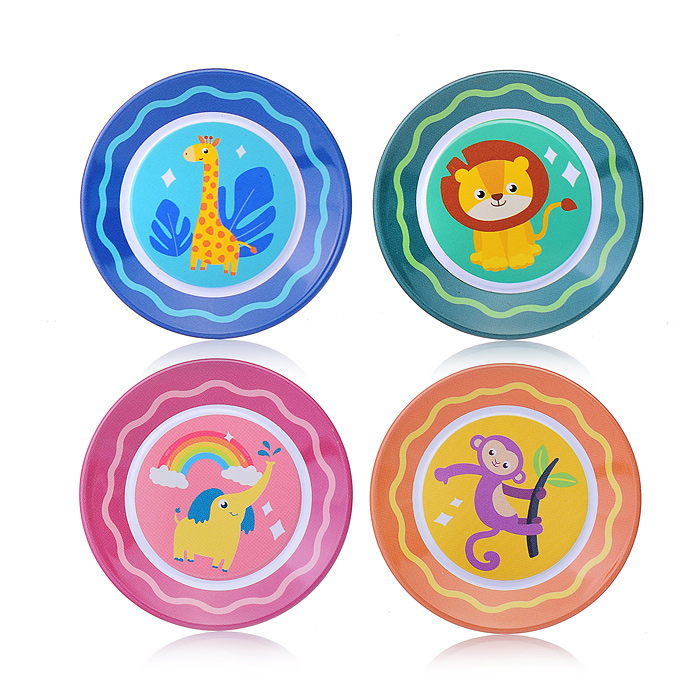 Набор посуды 86-17 "Забавные животные" в чемодане