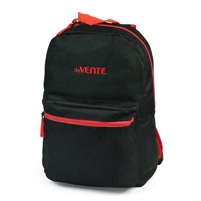 Рюкзак "Black" подростковый 40x29x17 см (14 л) 250 г, 1 отделение на молнии, 1 передний кар