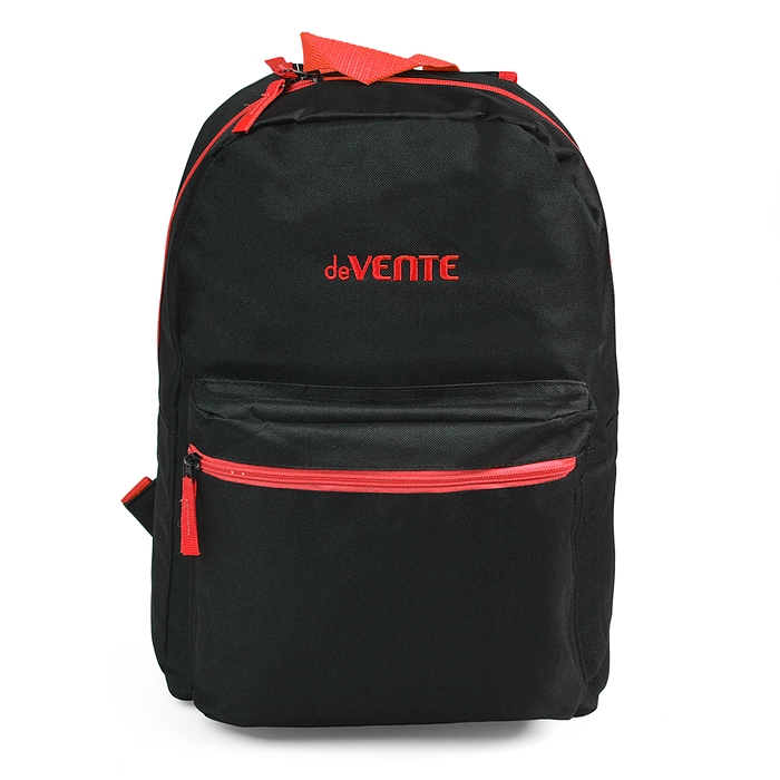 Рюкзак "Black" подростковый 40x29x17 см (14 л) 250 г, 1 отделение на молнии, 1 передний кар