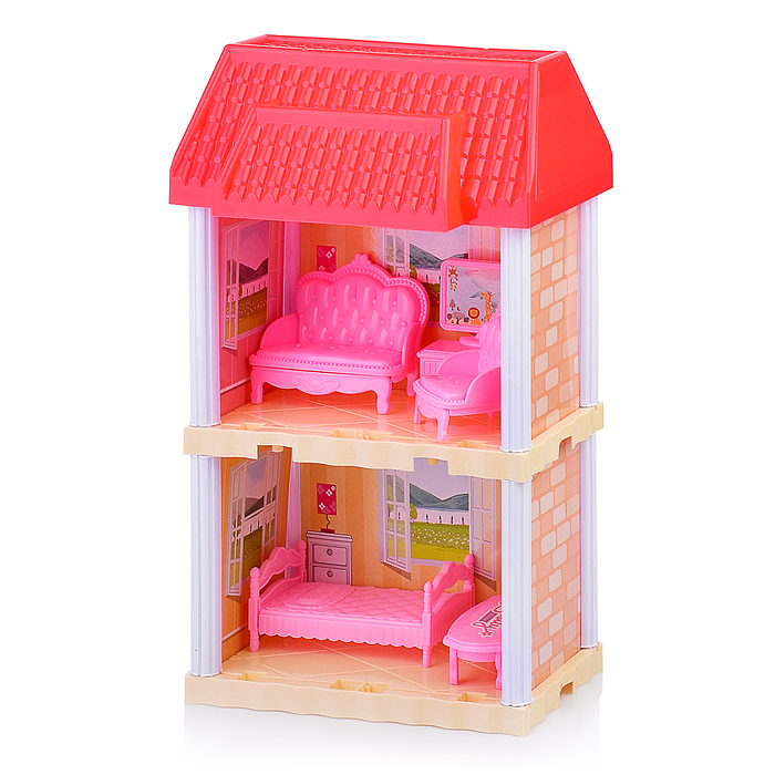 Фото к товару Дом для кукол 666-5Q-6 "Вилла" на батарейках, в коробке Дом для кукол 666-5Q-6 "Вилла" на батарейках, в коробке