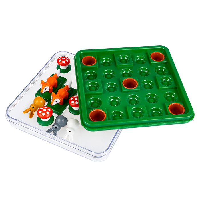 Фото к товару Игра настольная логическая "Зайчики" Игра настольная логическая "Зайчики"