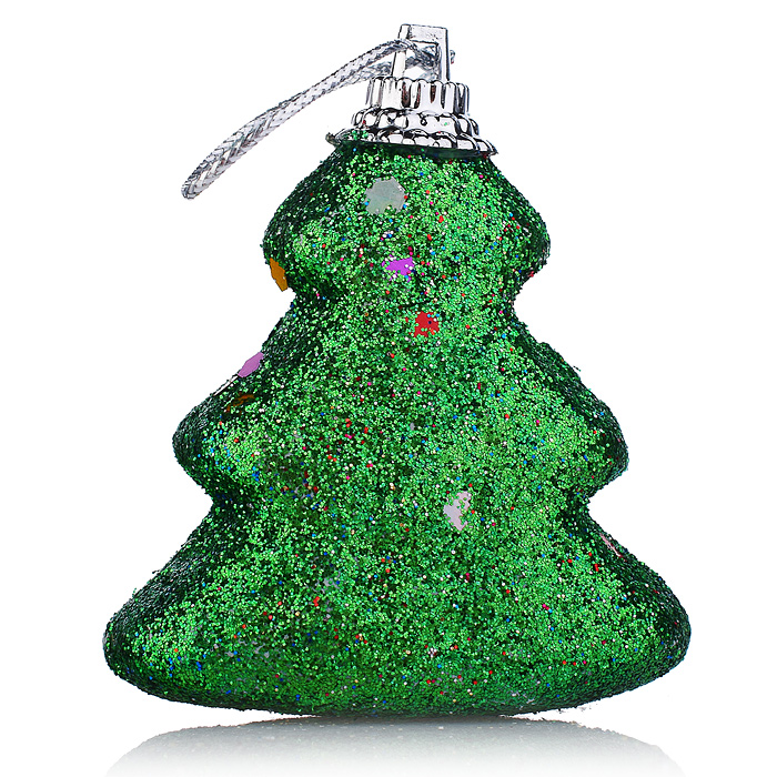 Набор новогодних украшений S0999 "Елочки" в пакете