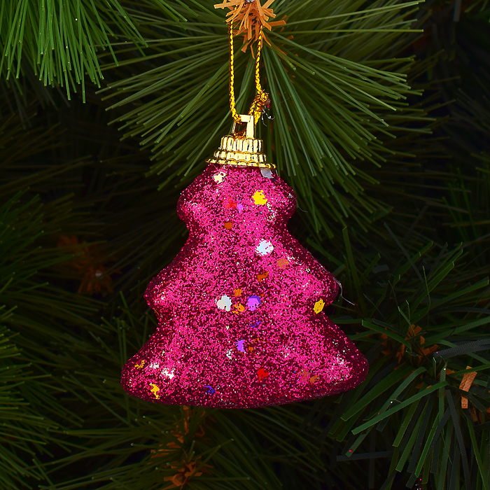 Набор новогодних украшений S0999 "Елочки" в пакете