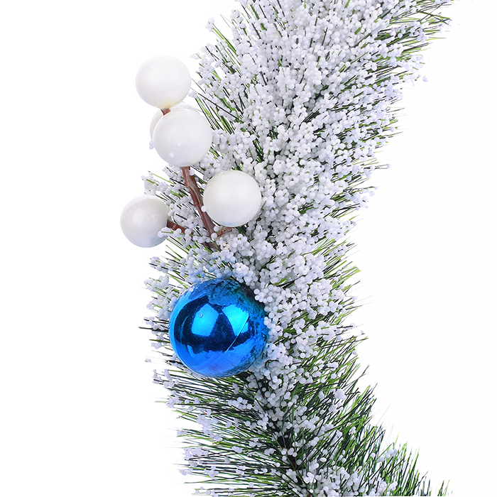 Фото к товару Новогоднее украшение S0938 "Венок" в пакете Новогоднее украшение S0938 "Венок" в пакете