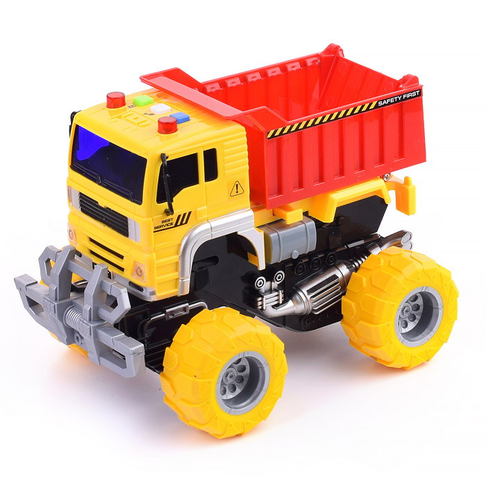 Машина WY513A "Самосвал" 1:20 (свет, звук) на батарейках, в коробке