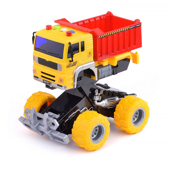 Машина WY513A "Самосвал" 1:20 (свет, звук) на батарейках, в коробке