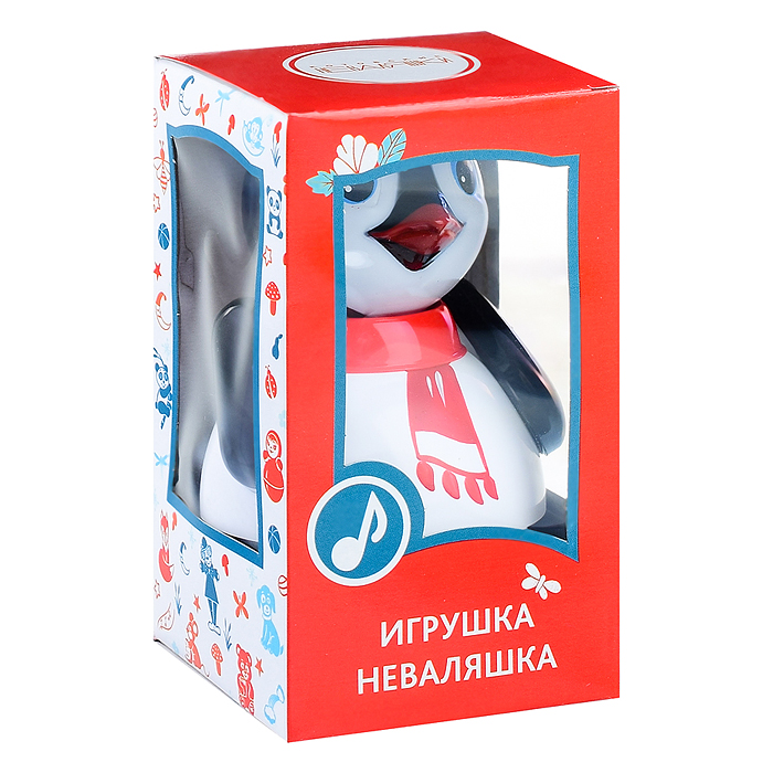 Фото к товару Неваляшка Пингвин в худ. упаковке Неваляшка Пингвин в худ. упаковке