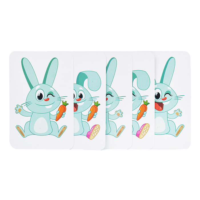 Игра карточная «50 зайчат» (52 карточки)