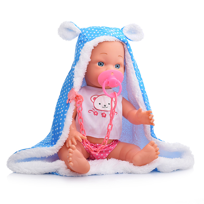 Пупс YL1891I с аксессуарами, в коробке