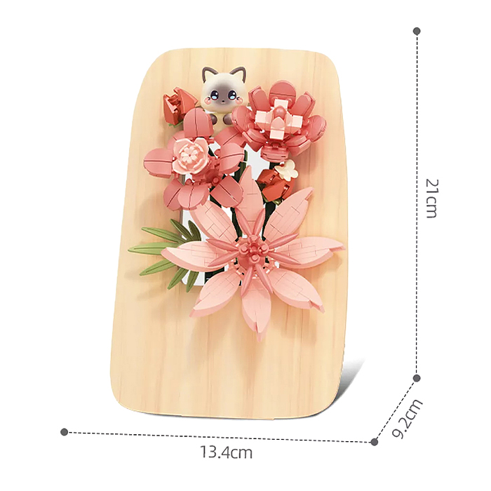 Конструктор 611083 "Цветы" (247 дет.) в коробке