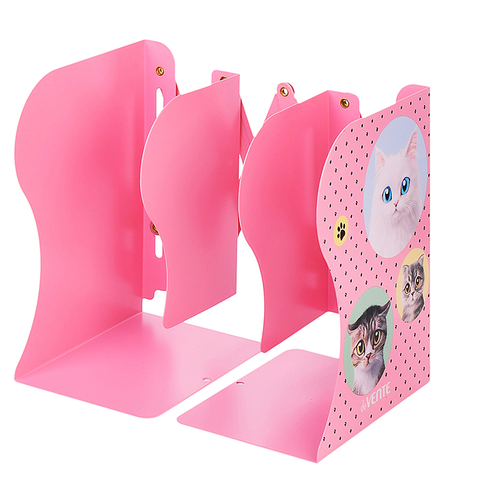 Подставка для учебников и книг "Need More Cat" 19x14,7x9 см, металлическая, телескопическая