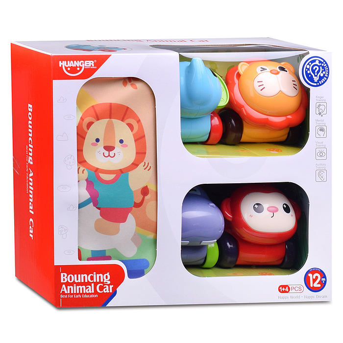 Фото к товару Набор погремушек HE8069 "Веселые машинки" в коробке Набор погремушек HE8069 "Веселые машинки" в коробке