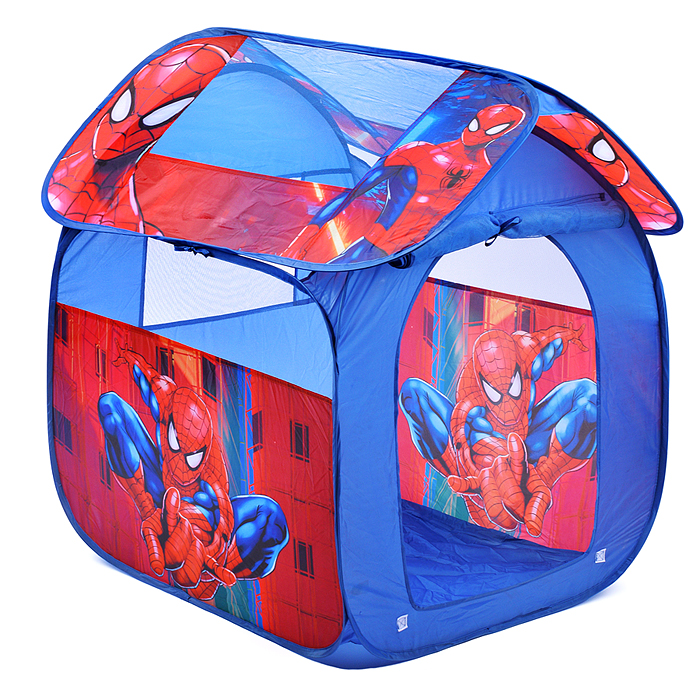 Палатка детская игровая "Человек-паук" 83х80х105см, в сумке