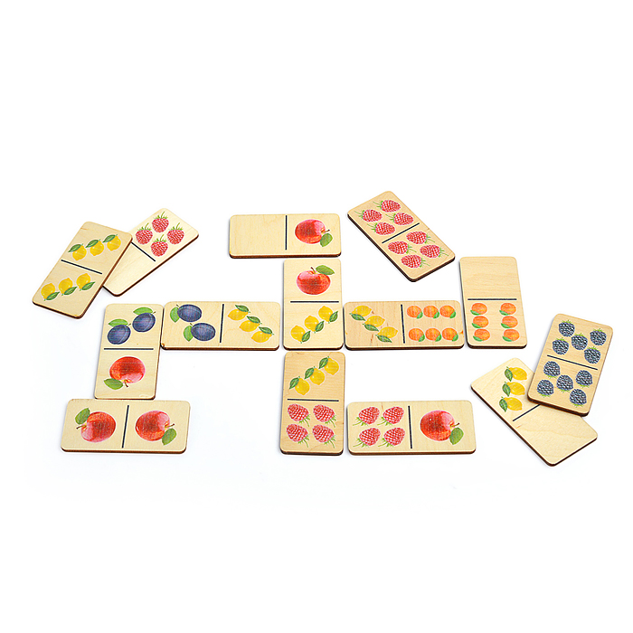 Домино деревянное "Вкусное домино"