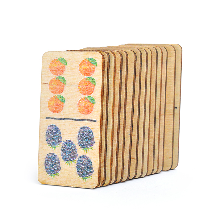 Домино деревянное "Вкусное домино"