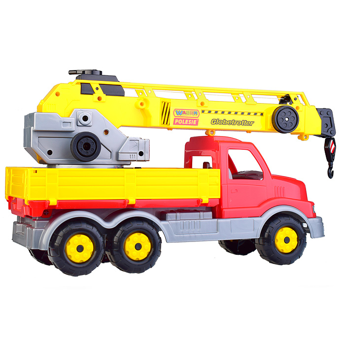 Сталкер, автомобиль-кран с поворотной платформой (в сеточке)