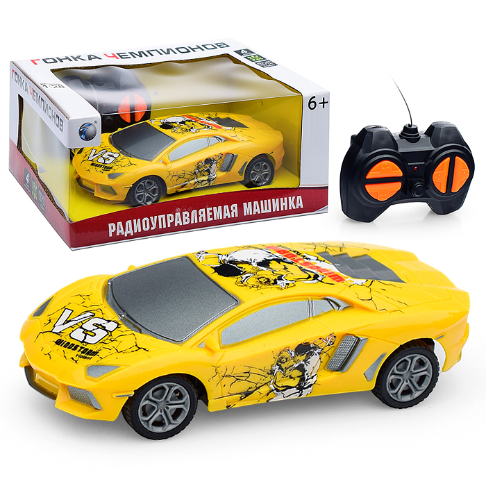 Фото к товару Машина 6141E "Гонка чемпионов" купе, р/у, 27MHz, в коробке Машина 6141E "Гонка чемпионов" купе, р/у, 27MHz, в коробке
