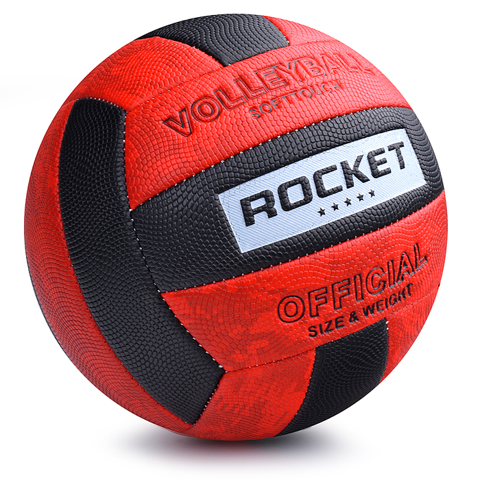 Фото к товару Мяч волейбольный ROCKET, PU, размер 5, 230 г Мяч волейбольный ROCKET, PU, размер 5, 230 г