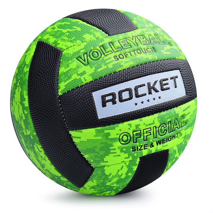 Фото к товару Мяч волейбольный ROCKET, PU, размер 5, 230 г Мяч волейбольный ROCKET, PU, размер 5, 230 г