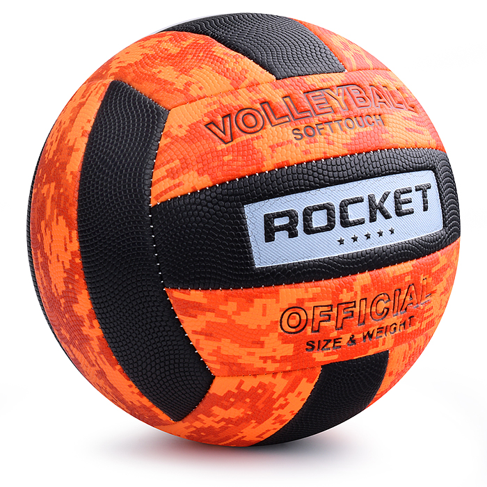 Фото к товару Мяч волейбольный ROCKET, PU, размер 5, 230 г Мяч волейбольный ROCKET, PU, размер 5, 230 г