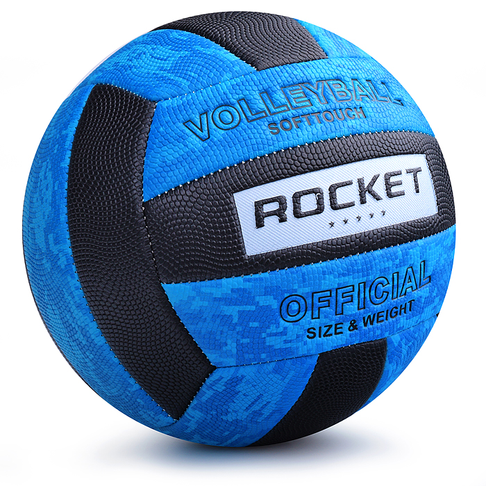 Фото к товару Мяч волейбольный ROCKET, PU, размер 5, 230 г Мяч волейбольный ROCKET, PU, размер 5, 230 г