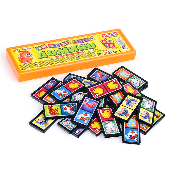 Домино в футляре "Детское"
