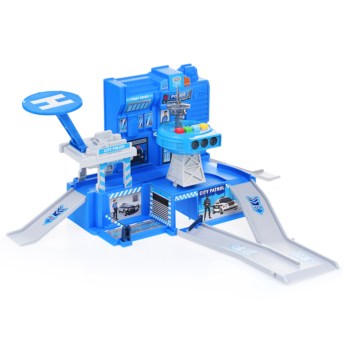 Игровой набор 660-A295 "Аэропорт" в коробке (синий)