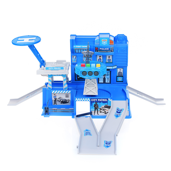 Игровой набор 660-A295 "Аэропорт" в коробке (синий)