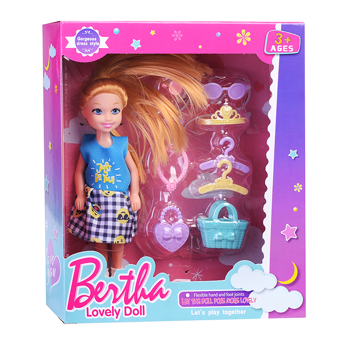 Кукла YN1009-14 "Милана" с аксессуарами в коробке