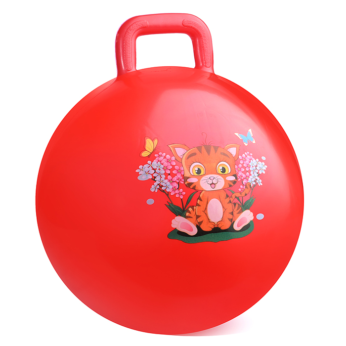 Мяч с ручкой 45см 00-1573 "Друзья" 