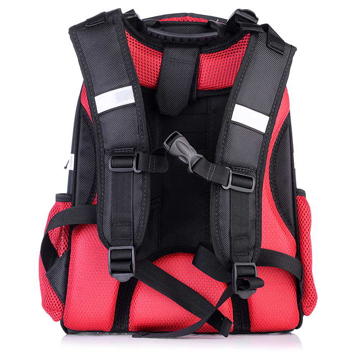 Рюкзак каркасный "Монстр трак red" формованный из полимеров, материал: нейлон, полиэстер, полн