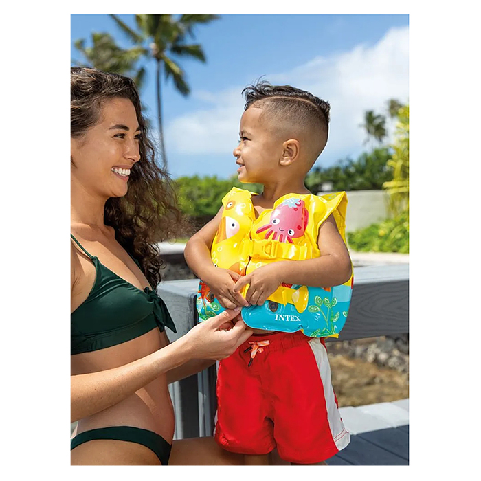 Жилет надувной «Рыбки», 41 х 30 см, от 3-5 лет, 59661NP INTEX