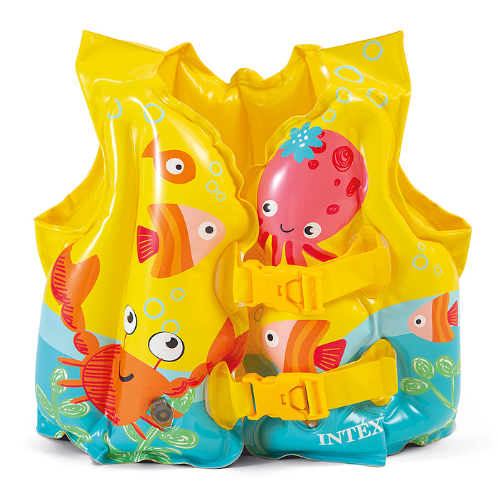Жилет надувной «Рыбки», 41 х 30 см, от 3-5 лет, 59661NP INTEX