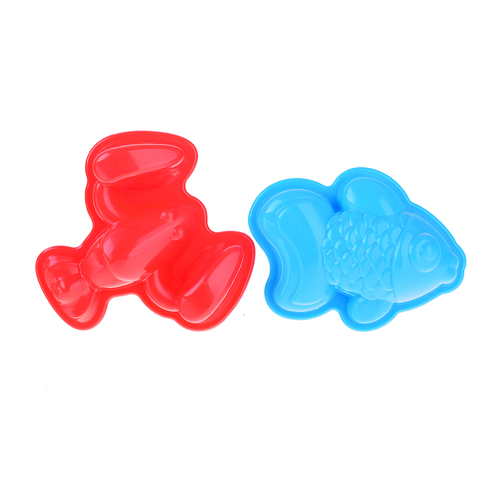 Набор "Рыбка" (ведро,сито,формы,совок,грабли)