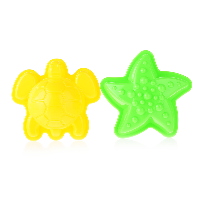 Набор "Рыбка" (ведро,сито,формы,совок,грабли)