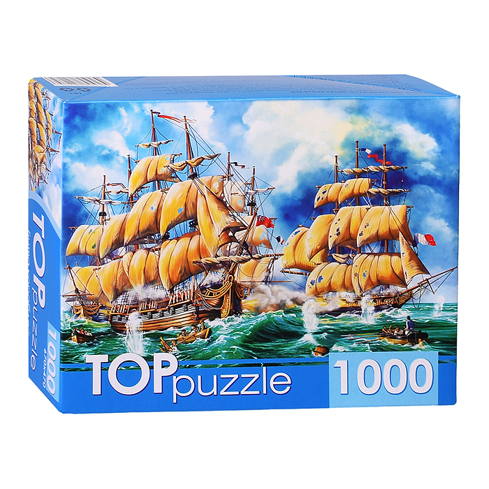 Пазлы 1000 TOPpuzzle "Битва кораблей" Пазлы 1000 TOPpuzzle "Битва кораблей"