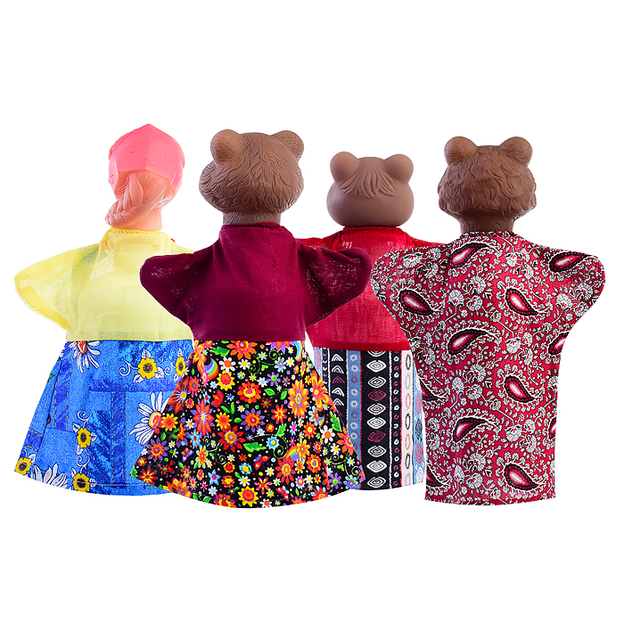 Фото к товару Кукольный театр "Три медведя" (4 персонажа) Кукольный театр "Три медведя" (4 персонажа)