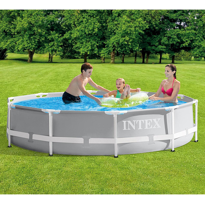 Фото к товару Бассейн каркасный Prism Frame, 305 х 76 см, фильтр-насос, 26702NP INTEX Бассейн каркасный Prism Frame, 305 х 76 см, фильтр-насос, 26702NP INTEX