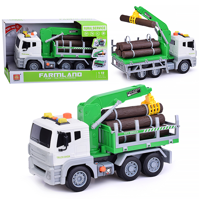 Машина WY840A "Спецтехника" на батарейках, в коробке 1:12