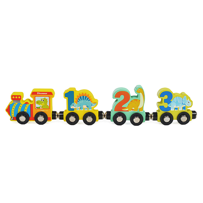 Обучающая игрушка D1726-3 "Занимательный паровозик с цифрами-3" в коробке