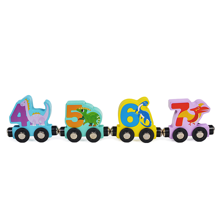 Обучающая игрушка D1726-3 "Занимательный паровозик с цифрами-3" в коробке