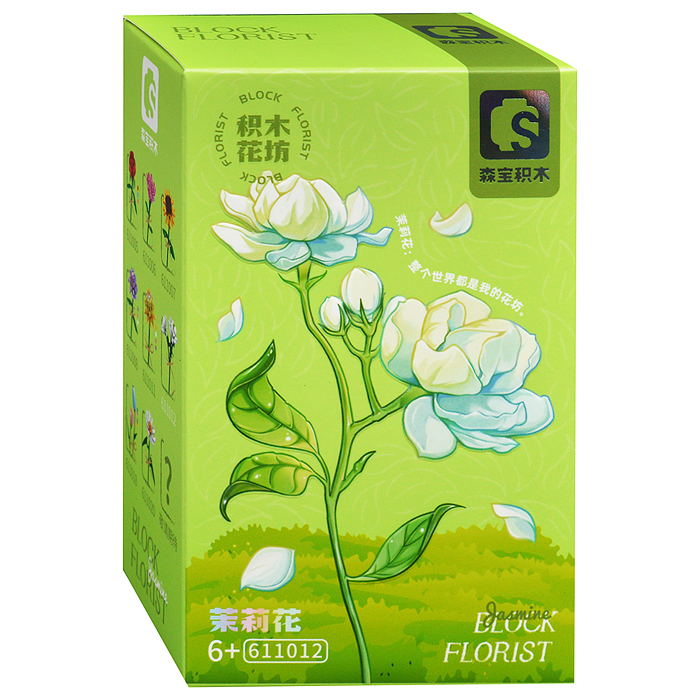 Конструктор 611012 "Цветок: Жасмин" (131 дет.) в коробке