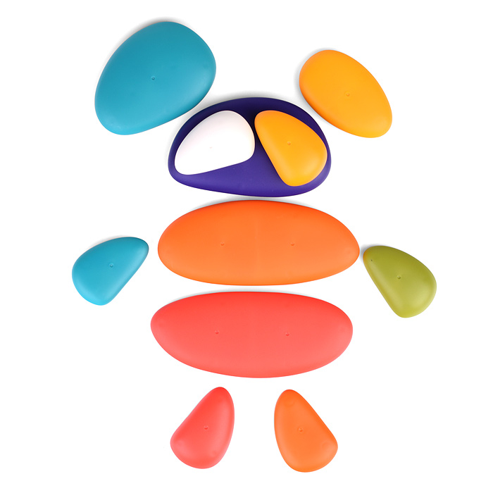 Конструктор S-Y043 "Камушки" (11 дет.) в коробке